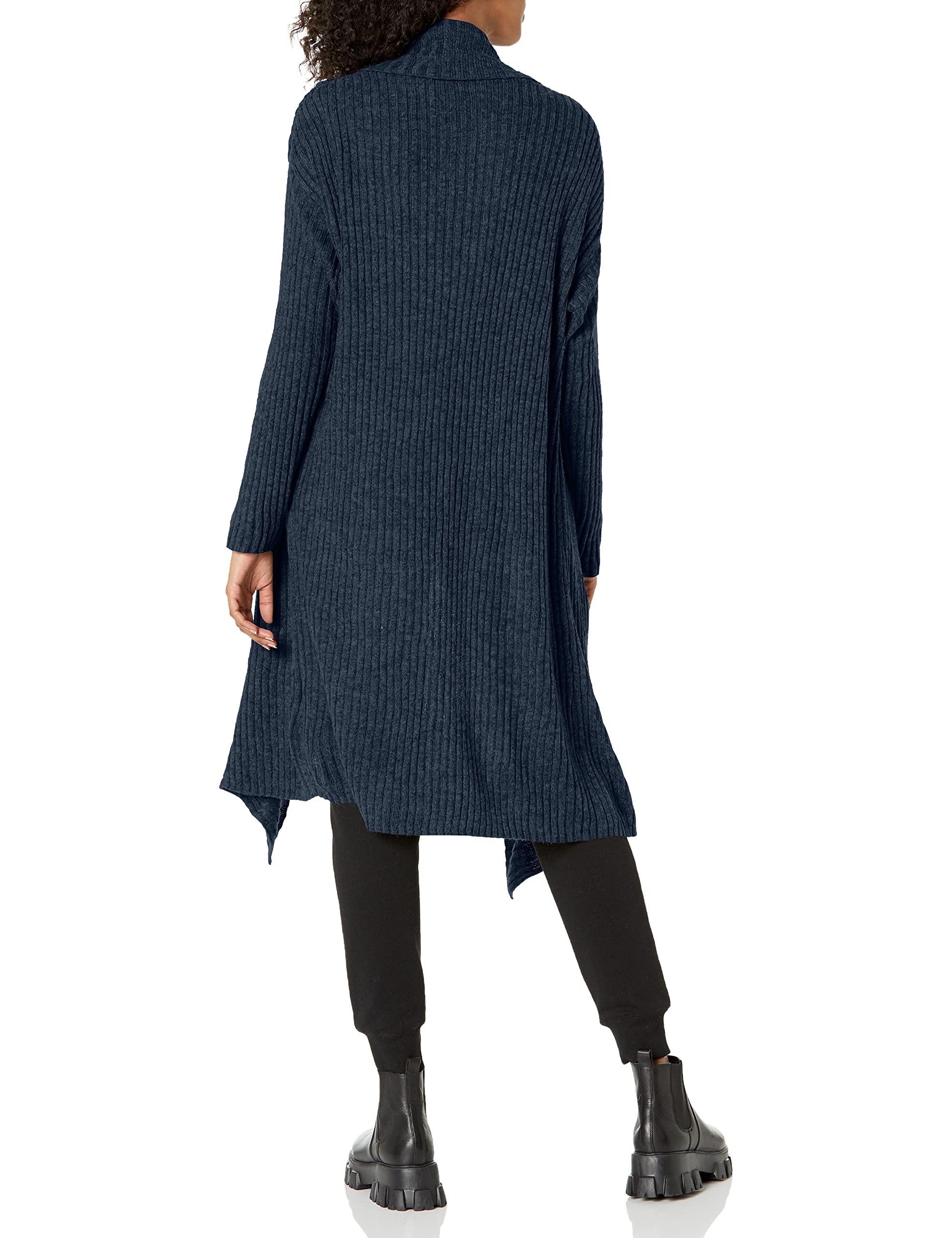 Amazon Essentials Women's Oversized Open Front Knee Length Sweater Coat - Soft Long Cardigan for Fall & Winter, Perfect for Layering, Office Wear, and Casual Outfits