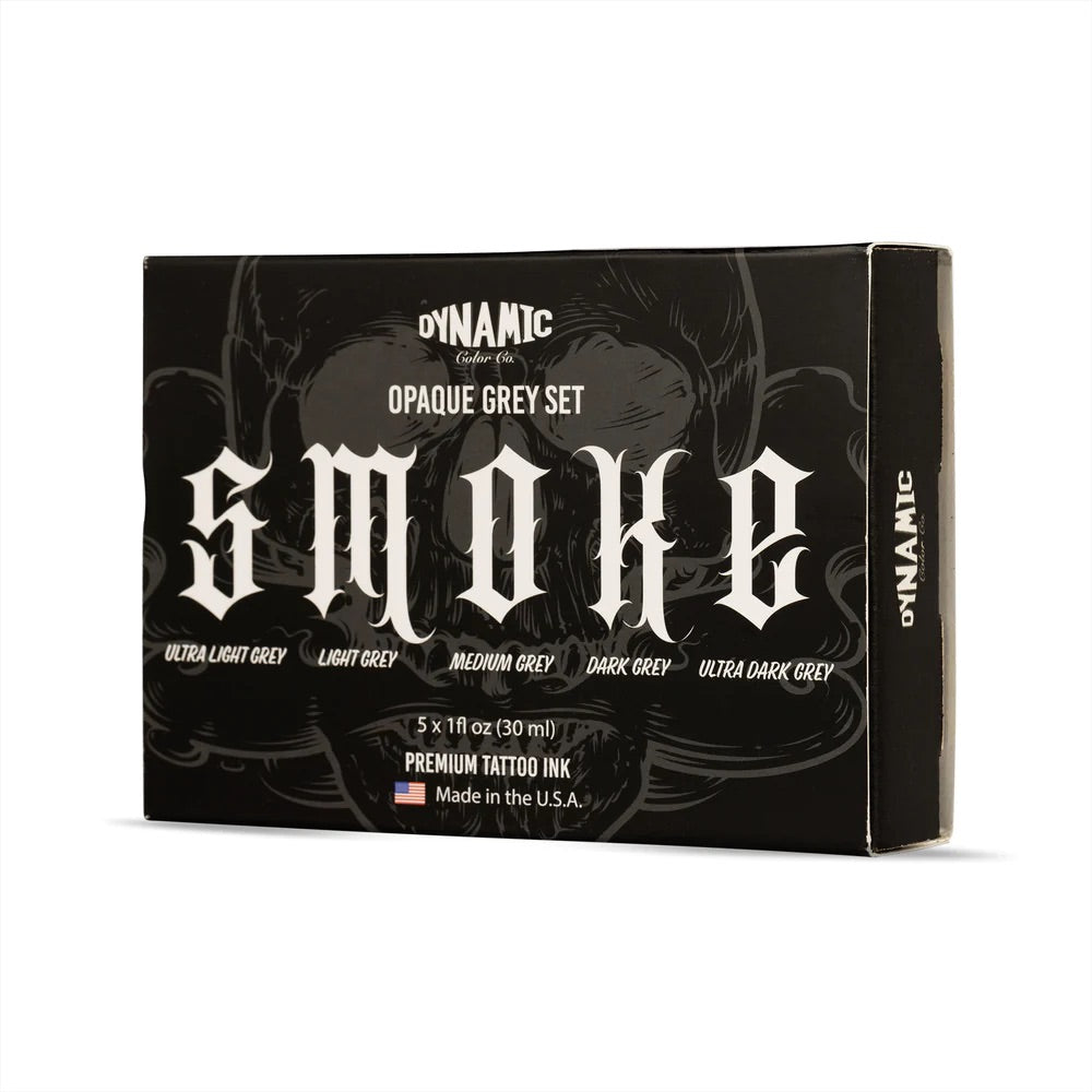 Dynamic Smoke Opaque Grey Nail Polish Set - 5 Pack (1oz Each) for Professional Salon & Home Manicure, Perfect for Gel Polish Lovers & DIY Nail Art