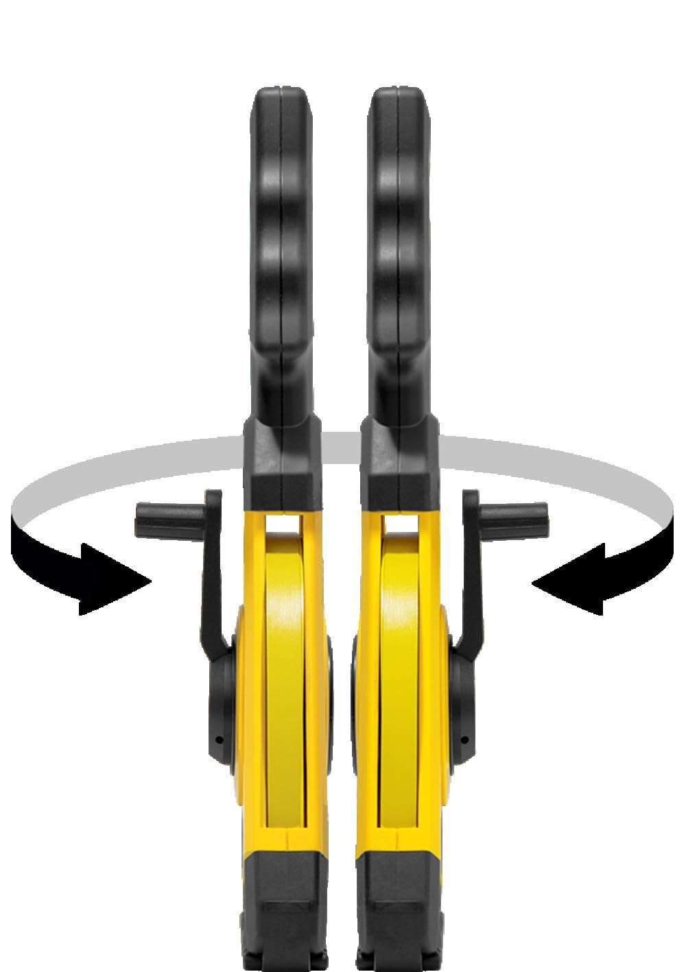 Stabila LBM 1000 Open Reel Tape Measure - 165 Feet Professional Measuring Tool for Construction, Landscaping & DIY Projects