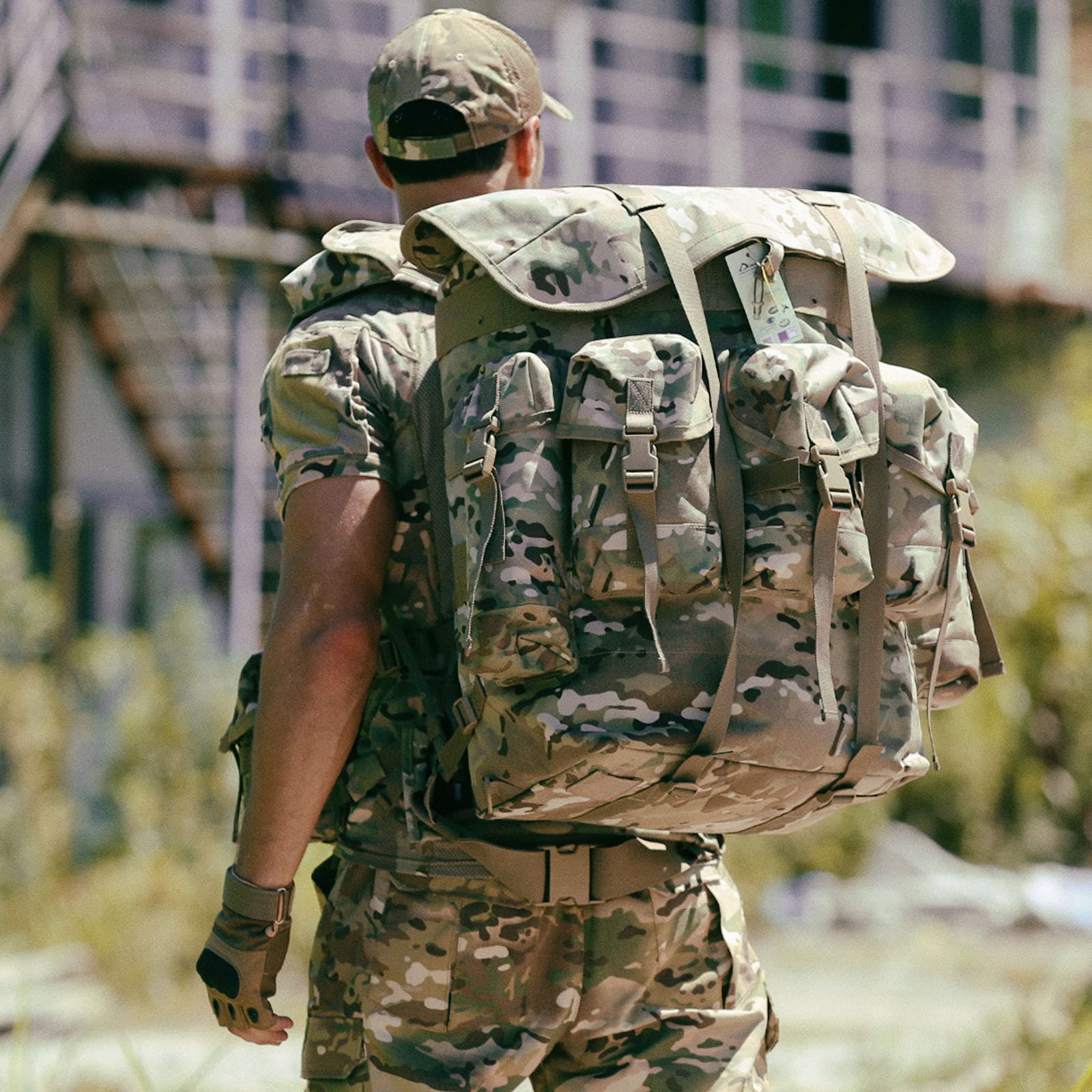 MT Military Rucksack Alice Pack - Durable Army Backpack with Butt Pack for Outdoor Camping, Hiking & Tactical Missions