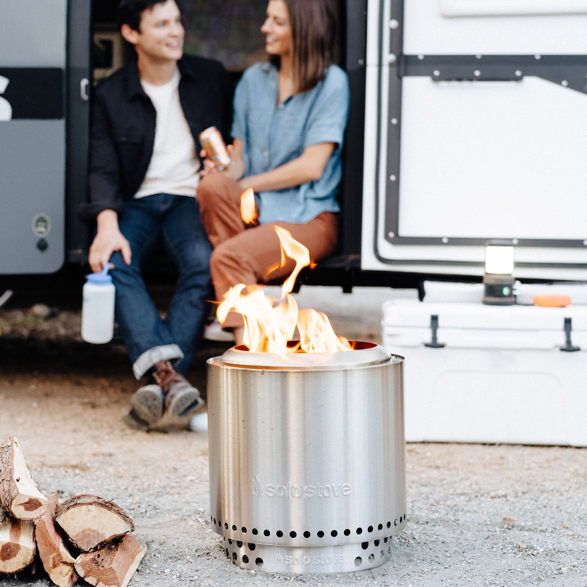 Solo Stove Ranger 2.0 Smokeless Portable Fire Pit with Stand - Outdoor Camping, Backyard, Patio, and Beach Bonfire Companion
