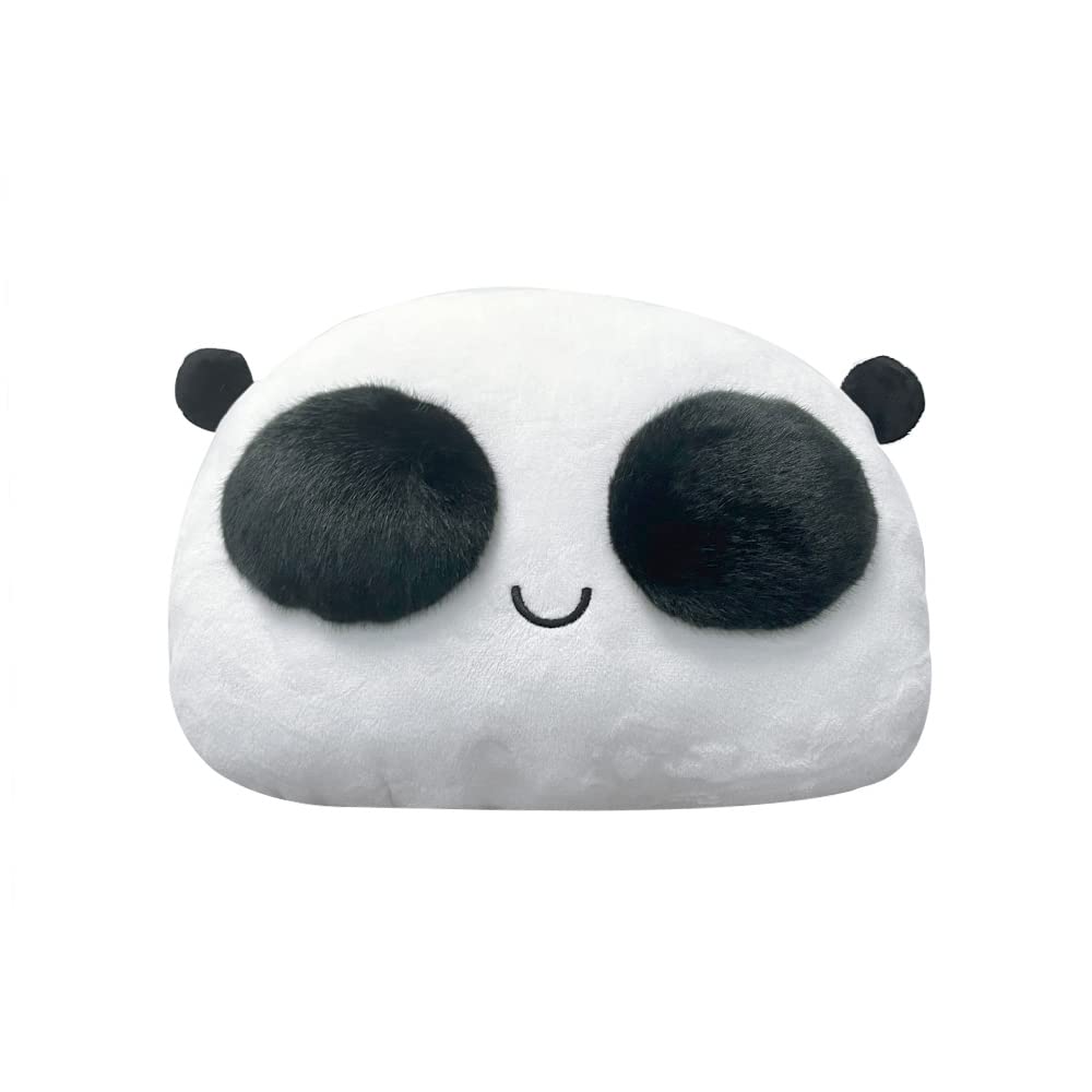 HMTRADE Soft Panda Plush Toy - Cute Stuffed Animal Pillow for Kids, Boys & Girls | Kawaii Room Decor & Hugging Toy Gift | Big Eyes Cartoon Panda for Bedding, Toddler Sleeping & Nursery Decor | Perfect Birthday Gift & Cuddle Companion