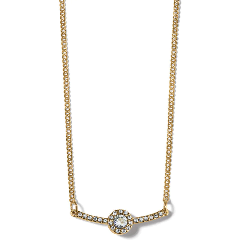 Brighton Illumina Bar Necklace - Elegant Gold Pendant for Women, Perfect for Everyday Wear, Date Nights & Special Occasions