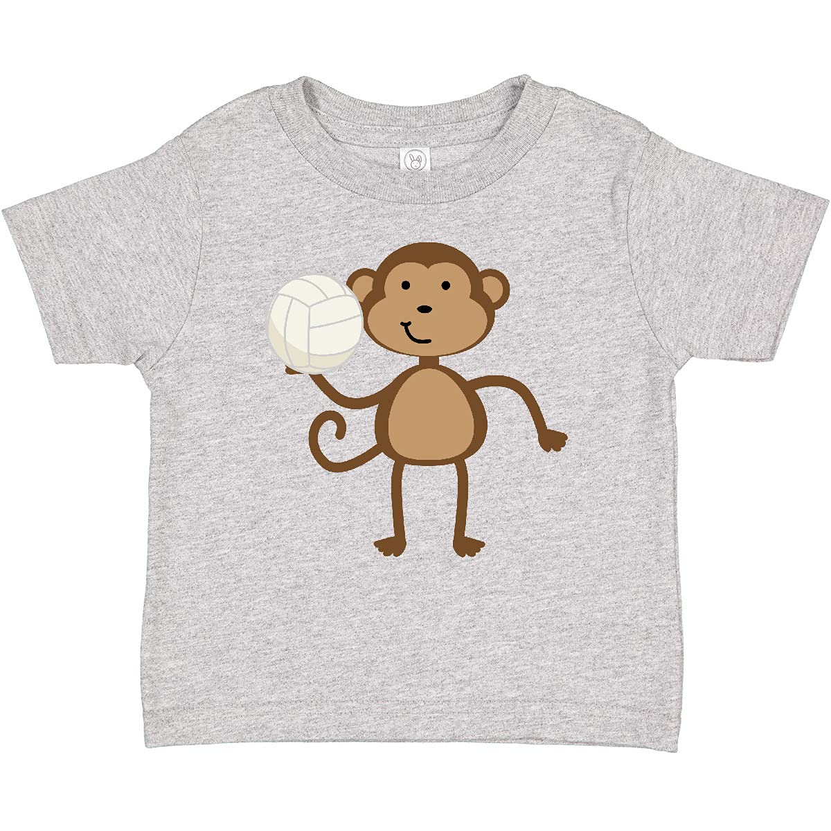 Inktastic Volleyball Monkey Boy Baby T-Shirt - Cute Graphic Tee for Toddlers & Infants - Perfect for Playtime, Sports Events & Casual Outfits
