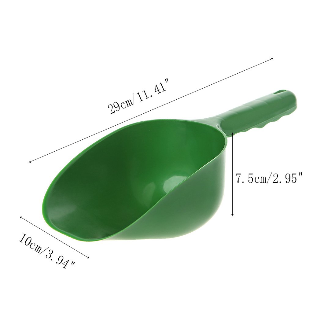 **Multifunctional Green Plastic Garden Spoon - Durable Digging Tool for Planting, Transplanting & Soil Scooping - Ideal for Gardening, Potting & Outdoor Landscaping**