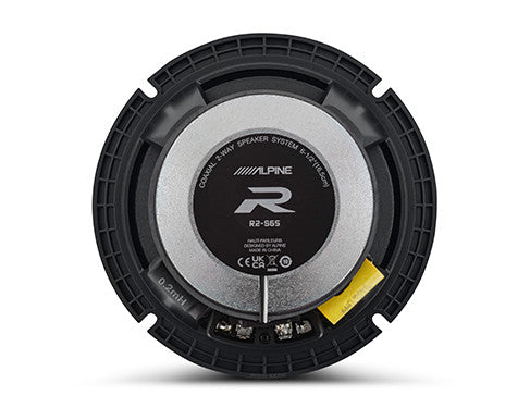 Alpine R2 S65 6.5-Inch Coaxial Car Door Speakers - 100W RMS Power Handling, 2-Way Full Range Audio System for Vehicles | Perfect for Car Audio Upgrades, Truck Stereo Systems & Marine Boat Sound Installations
