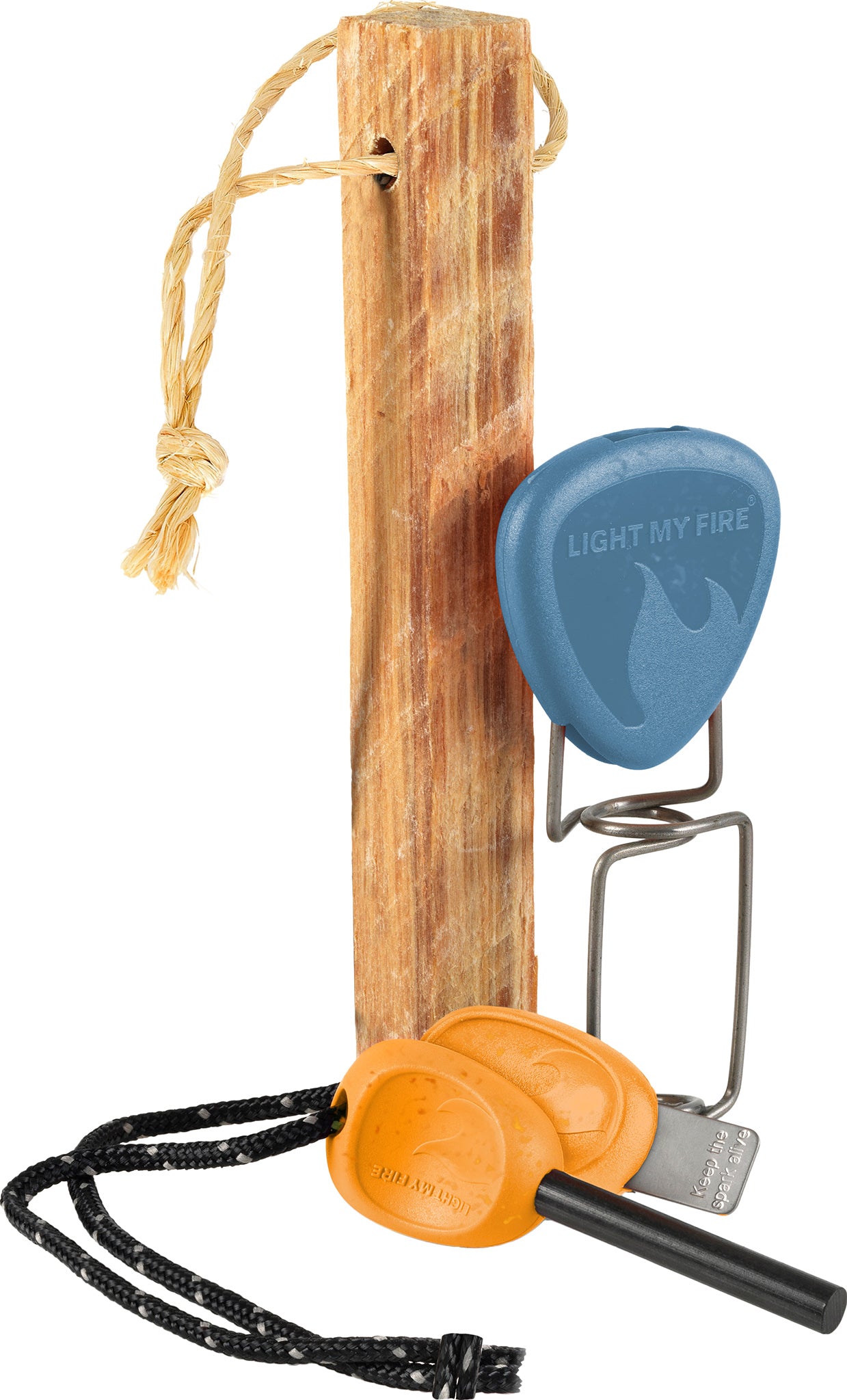 3-Piece Fire Lighting Kit - Waterproof & Windproof Fire Starter for Camping, Hiking, and Outdoor Survival Gear