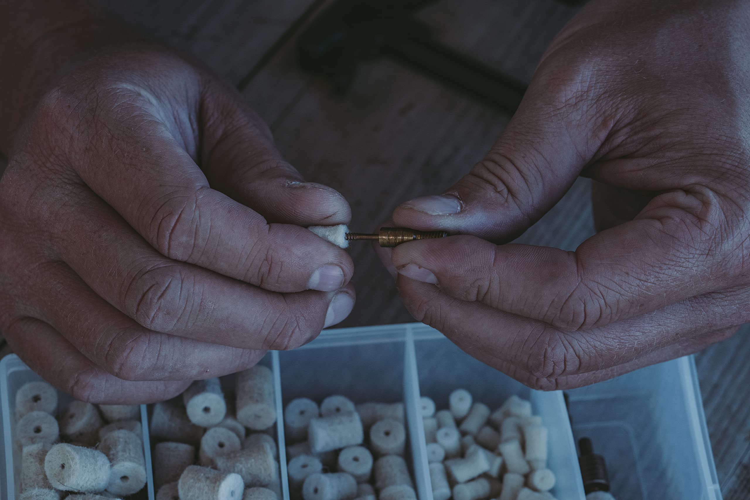 Tipton Felt Gun Cleaning Pellets - Precision Caliber-Specific for Gunsmithing & Shooting Range Use