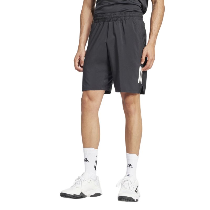 Adidas Men's Club Tennis 3-Stripes Athletic Shorts - Breathable Quick-Dry Workout Shorts for Tennis, Running & Gym Training