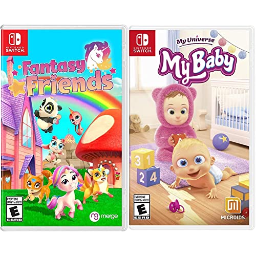 Fantasy Friends - Nintendo Switch Game for Kids | Adorable Virtual Pet & Baby Care Simulation | Perfect for Family Fun & Child Development