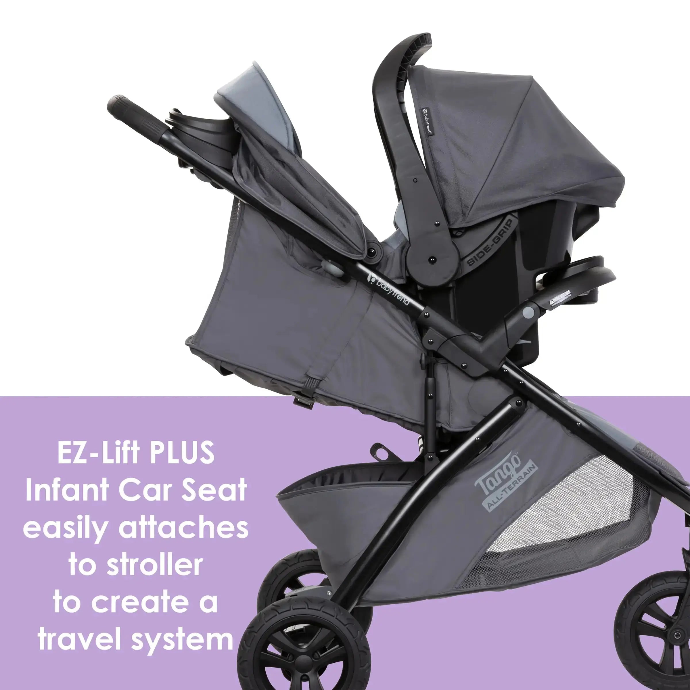 Tango™ 3 All Terrain Stroller Travel System with EZ Lift™ PLUS Infant Car Seat - Ultra Grey | Kohl's Exclusive | Perfect for Outdoor Adventures, City Walks & Family Travel
