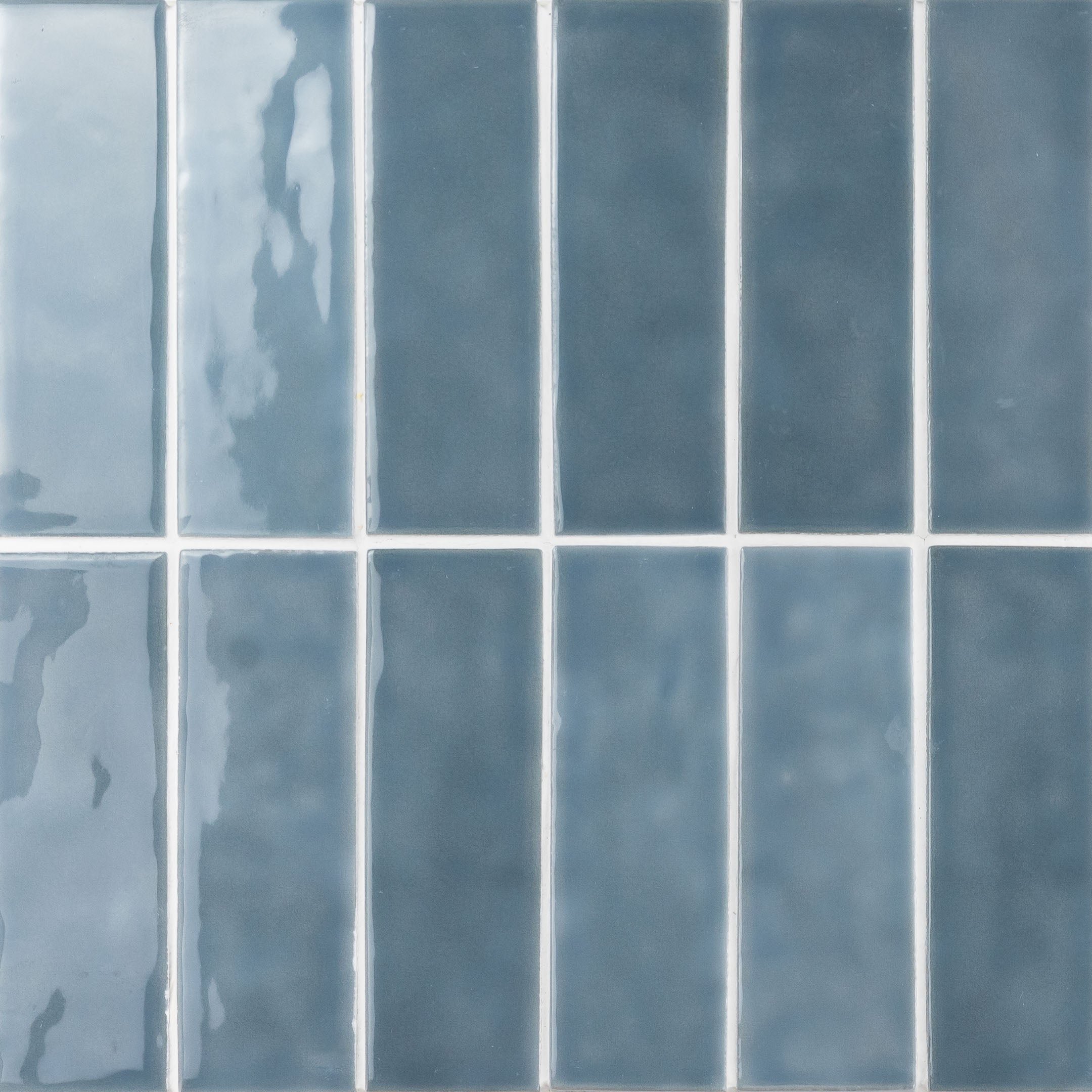 Premium City Stone 2x6 Zellige Subway Wall Tile - Handcrafted Moroccan Style Ceramic Tiles for Kitchen Backsplash, Bathroom & Shower Walls - Waterproof & Easy to Clean