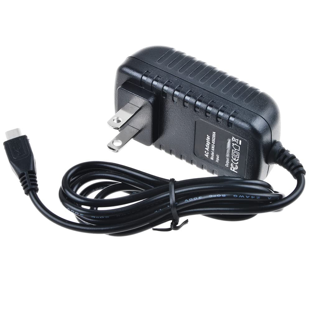 5V 2A Micro USB Power Adapter with US Plug - Fast Charging Cable for Raspberry Pi B+ & B Models - Perfect for DIY Electronics Projects & Home Automation Systems