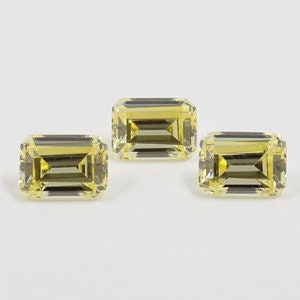 Wholesale Cubic Zirconia (CZ) 6x4mm 18x13mm Emerald Cut Gemstones - Pink, Yellow, Lavender, Purple, Red, Tanzanite, Champagne Colors - Perfect for Jewelry Making, Engagement Rings & Fashion Accessories
