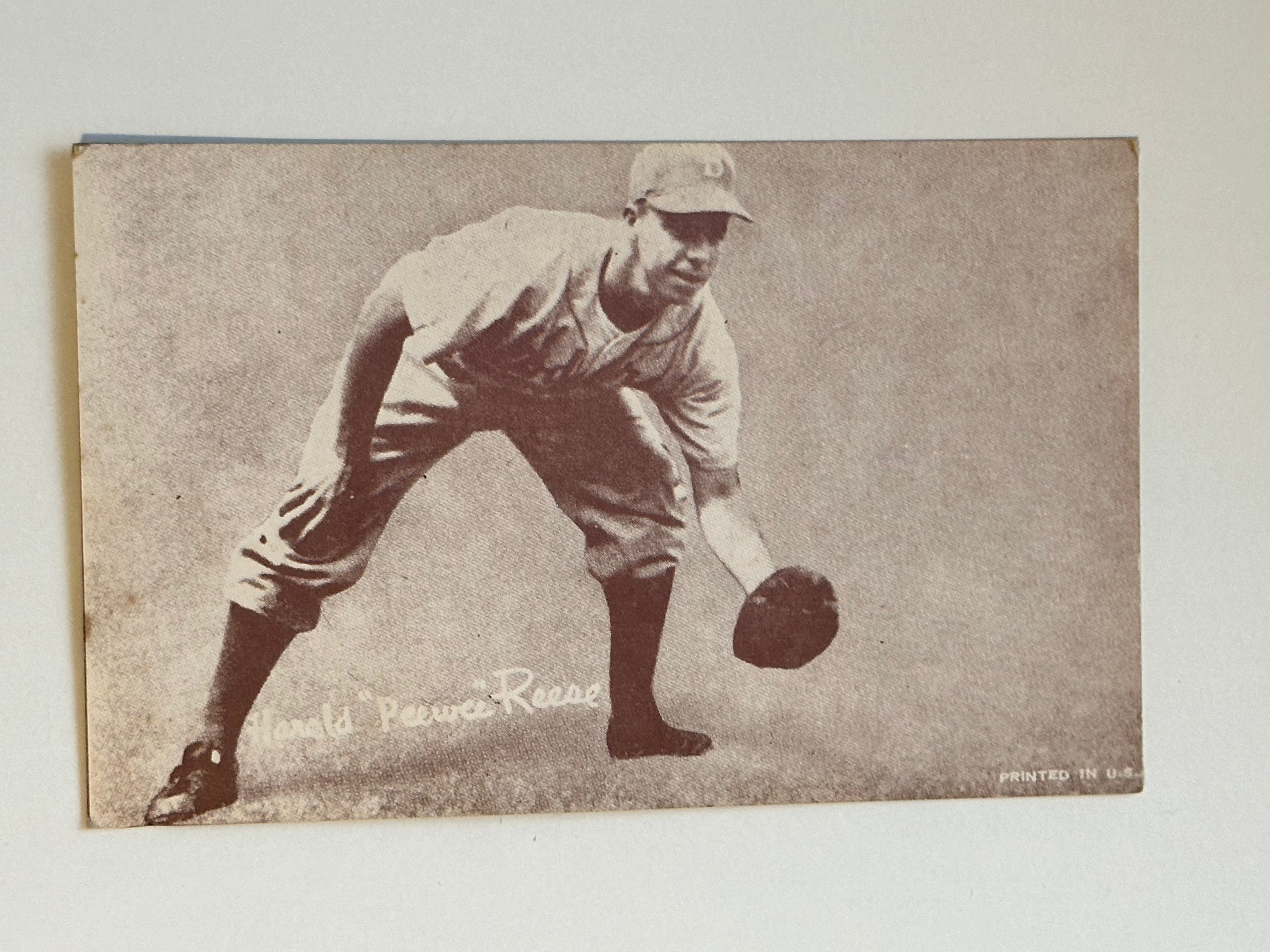 Vintage 1947-1966 Pee Wee Reese Baseball Card - Rare Collectible Sports Memorabilia for Display, Investment & Gifts - Perfect for Baseball Fans, Card Collectors & Sports Enthusiasts