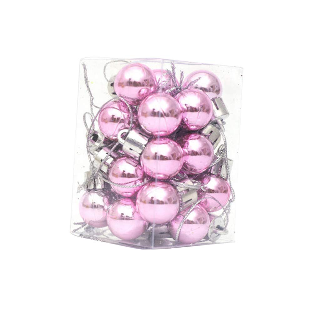 24-Piece Shatterproof Silver Christmas Ornament Balls - Mini Xmas Tree Decorations, Wreath Pendants for Holiday, Halloween & Party Decor - Durable & Festive Holiday Decor for Home, Office & Outdoor Use