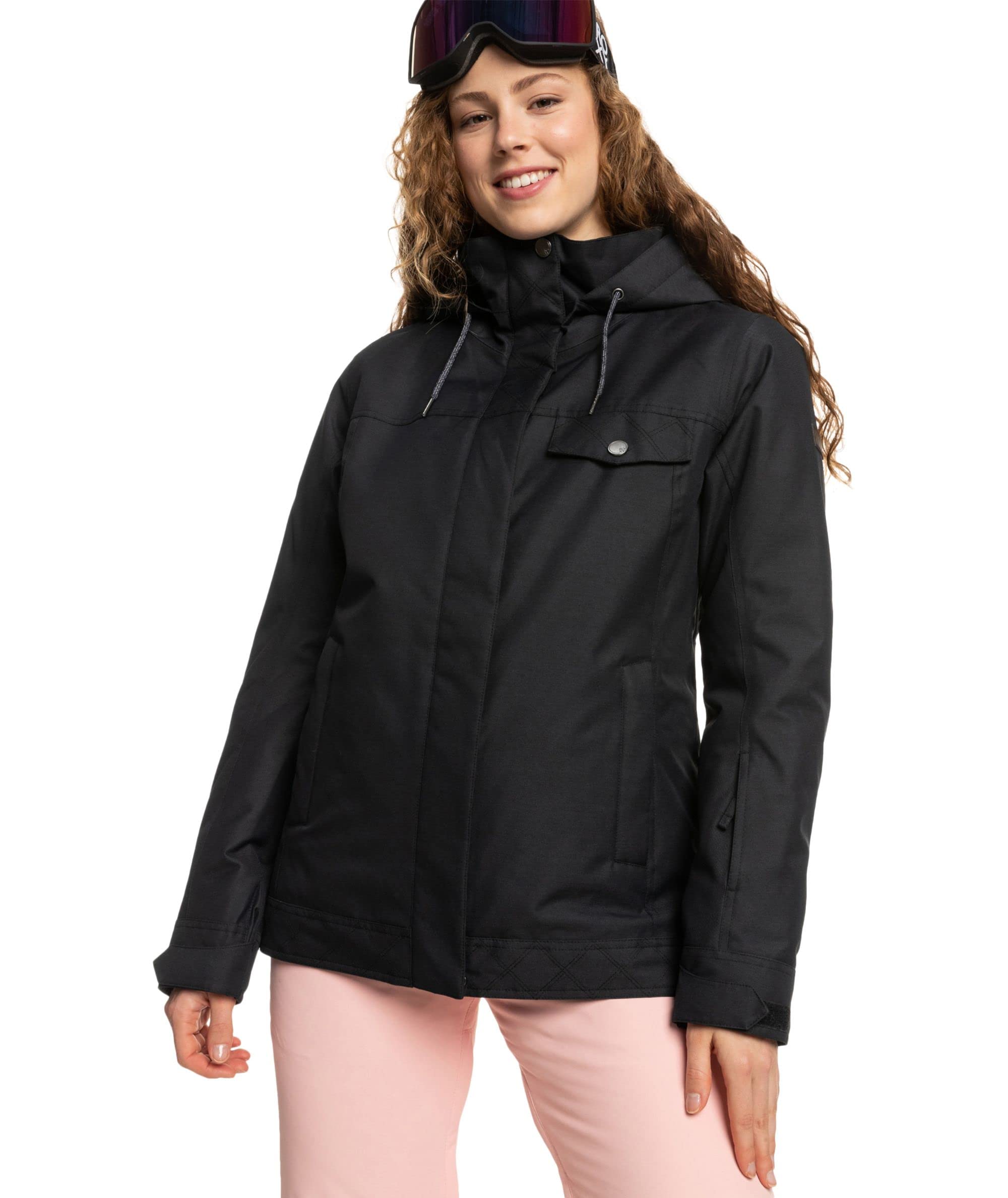 Roxy Billie Insulated Snowboard Jacket for Women - Waterproof Winter Jacket with Warm Lining for Skiing & Snowboarding - Perfect for Cold Weather & Outdoor Adventures