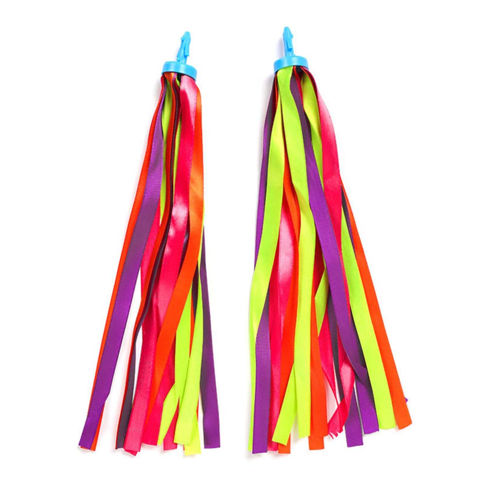 CLISPEED 3 Pairs Bike Streamers - Durable & Sturdy Handlebar Streamers for Bicycles, Scooters - Perfect for Kids Bikes, Birthday Parties & Bike Decorations