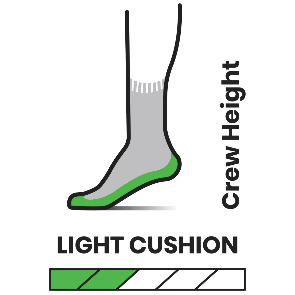Classic Hiking Socks with Light Cushioning - Breathable Crew Socks for Outdoor Adventures, Backpacking & Trail Running