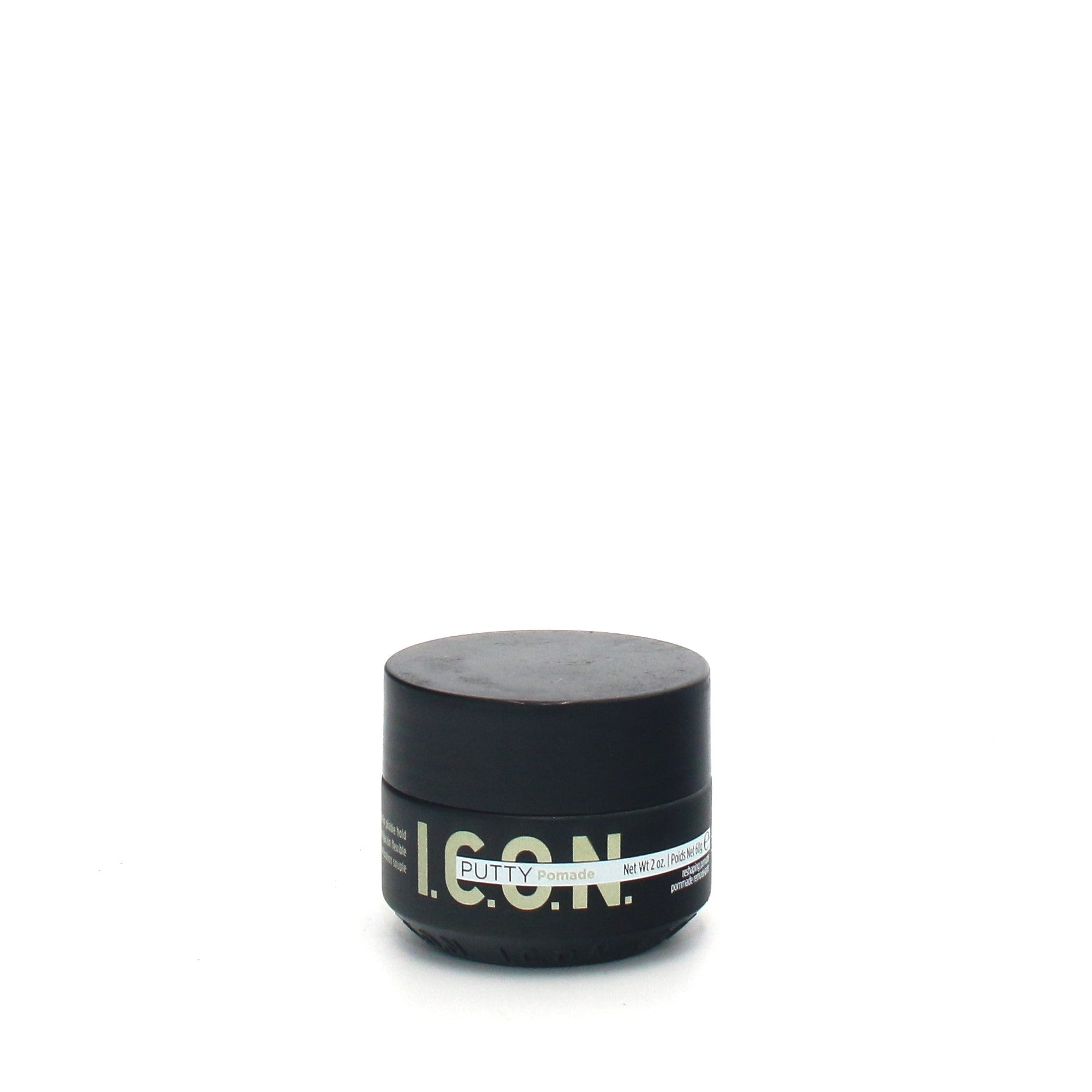 ICON Putty Pomade 2 oz - Strong Hold Matte Hair Styling Wax for Men - Perfect for Textured, Messy, and Sleek Hairstyles
