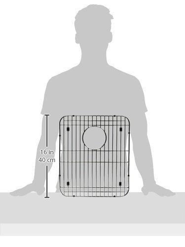 Kindred BGA1517S Stainless Steel Bottom Sink Grid - Durable Kitchen Sink Strainer for Easy Cleaning & Food Scrap Collection