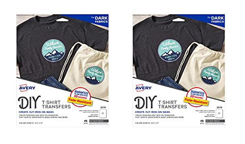 Printable Heat Transfer Paper for Dark Fabrics - 8.5