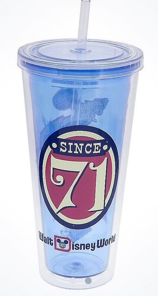 Disney Mickey Mouse Magic Kingdom 45th Anniversary Stainless Steel Tumbler with Straw & Lid - Double Wall Insulated Cup for Hot & Cold Drinks, Perfect for Home, Office, Travel & Disney Park Visits