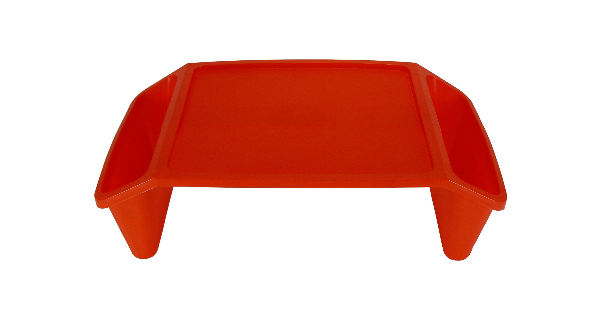 Red Romanoff Lap Tray - Lightweight Wooden Serving Tray for Breakfast in Bed, Sofa Snacking, and Coffee Table Use - Perfect for Home, Office, and Gifts