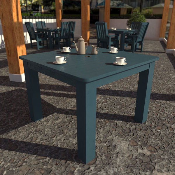 Modern Square Dining Table Set for 4 - Solid Wood Kitchen Table with 4 Chairs - Perfect for Small Spaces, Breakfast Nook & Apartment Dining