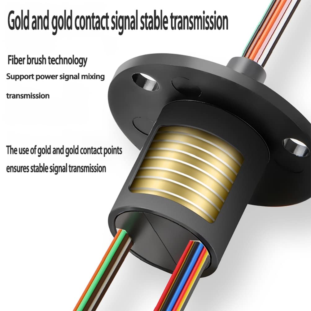 High-Quality 3-Wire 10A 22mm Diameter Slip Ring Connector for Motors & Rotating Electrical Devices | Durable Rotary Electrical Contact Solution for Robotics, Wind Turbines & Industrial Equipment