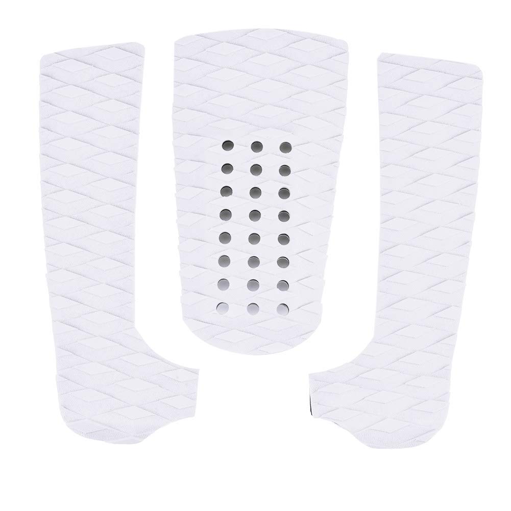 Premium EVA Surfboard Traction Pad - Anti-Slip & Anti-Skid Surf Grip Pad for Enhanced Performance (White) - Perfect for DIY Surfboard Upgrades & Wave Riding Safety Accessories