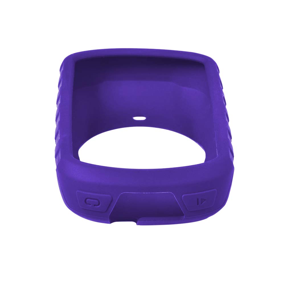Garmin Edge 830 Bike Computer Case - Shockproof Silicone Protective Cover with Screen Protector for Cycling GPS | Purple | Durable Bicycle Accessories for Mountain & Road Biking