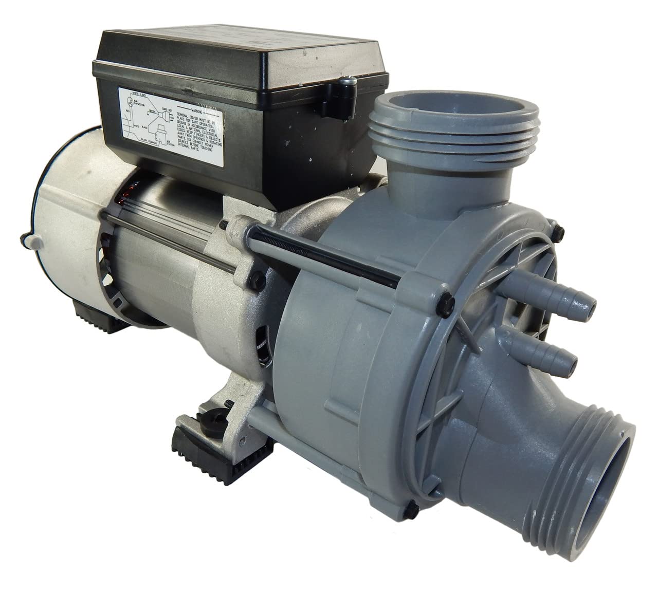 Waterway 321FF10-1150 Genesis Generation Energy Efficient 5.5Amp 115V Bath Pump with Air Switch - Perfect for Spa, Hot Tub, and Jacuzzi Water Circulation Systems
