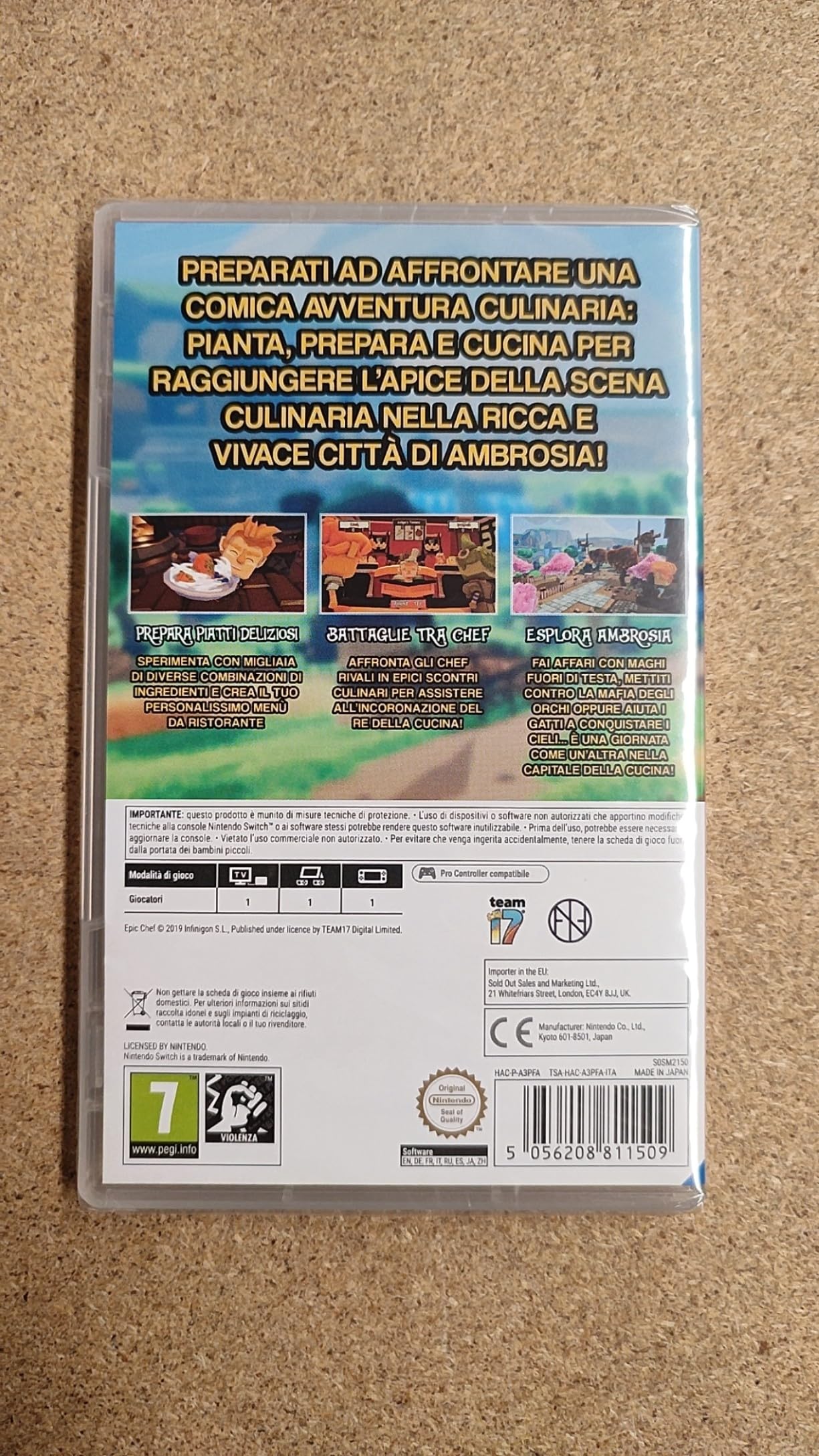 Epic Chef - Cooking Simulation Game for Nintendo Switch - Perfect for Family Fun & Party Games