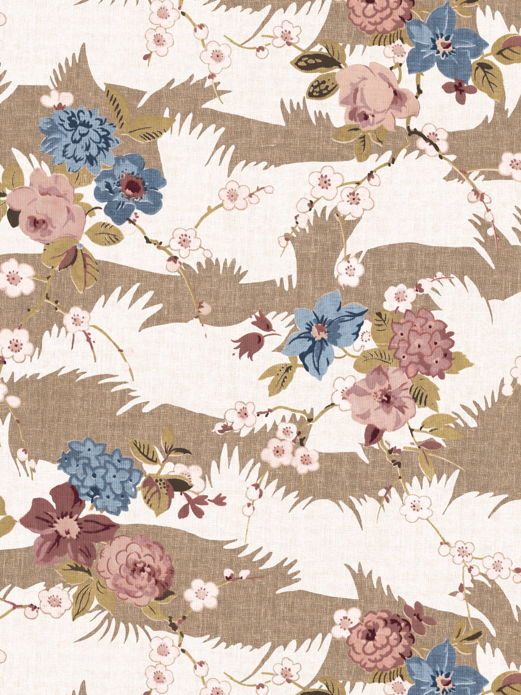 Nathan Turner Dora Chintz Wallpaper - Mustard Yellow Vintage Floral Peel & Stick Wallpaper for Bedroom, Living Room, Nursery Decor