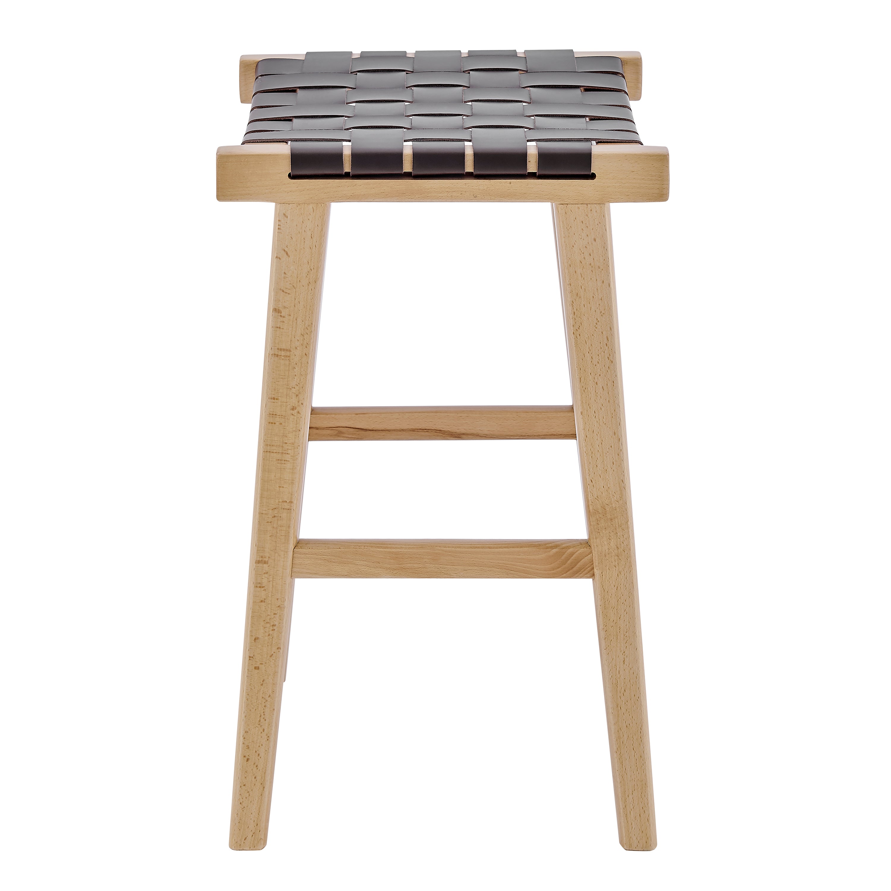 Modern Evangeline Counter Stool - Backless Bar Stool for Kitchen Island, Breakfast Nook & Home Decor - Adjustable Height 24