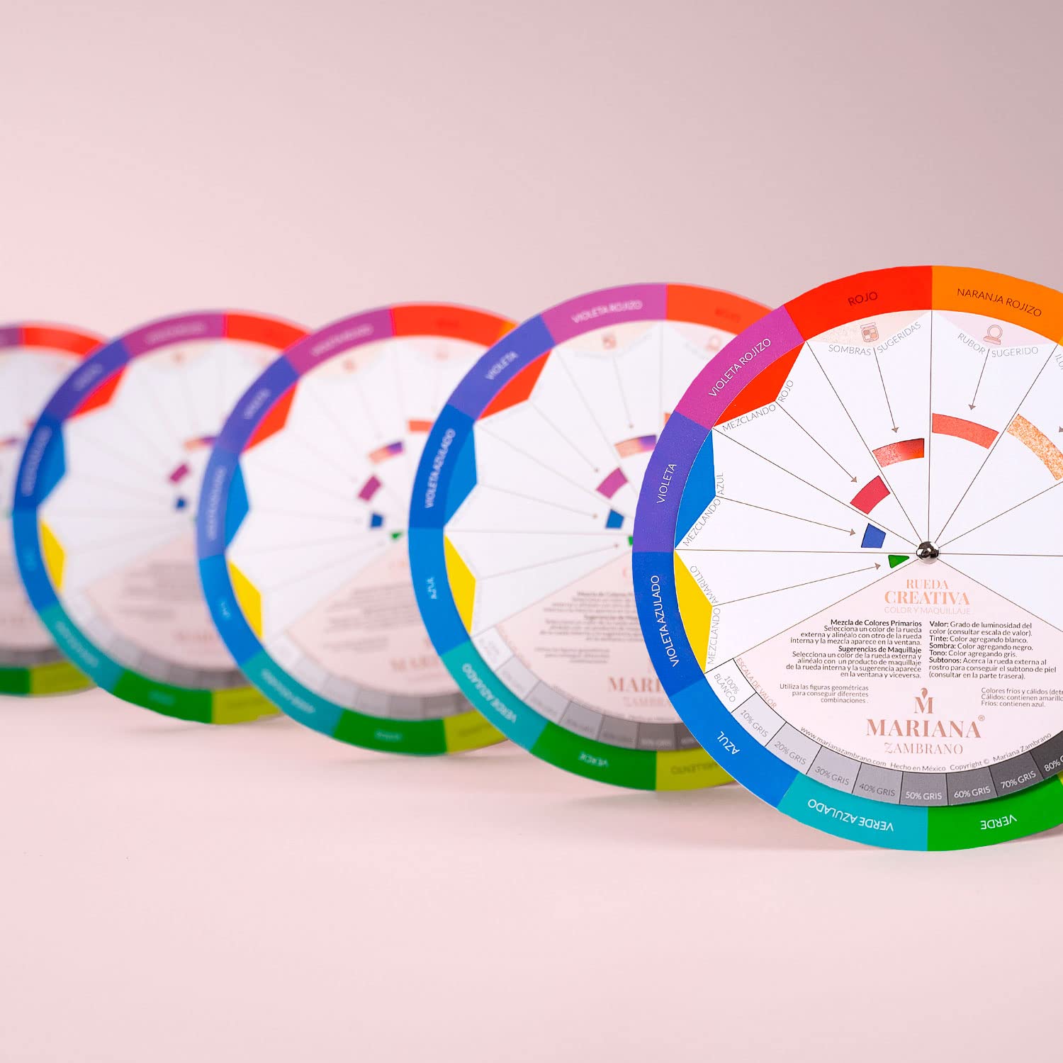 Creative Color & Makeup Wheel for Artists & Beginners - Perfect for DIY Beauty & Cosplay
