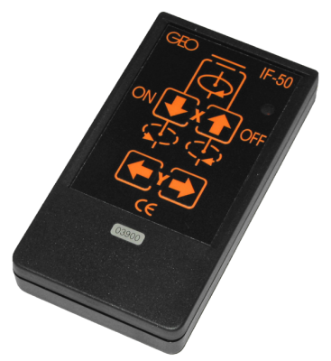 GEO Laser IF 50 Infrared Remote Control Compatible with IL 90, PL 90, RL 80, HL, IL, FL 50 - Perfect for Home Theater, Projector, and Audio System Control