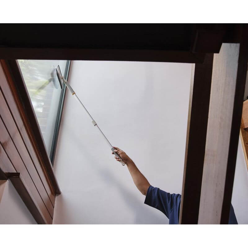 Joseph Joseph CleanTech 2-in-1 Glass Cleaning Squeegee - Streak-Free Window & Shower Door Cleaner for Home & Office Use