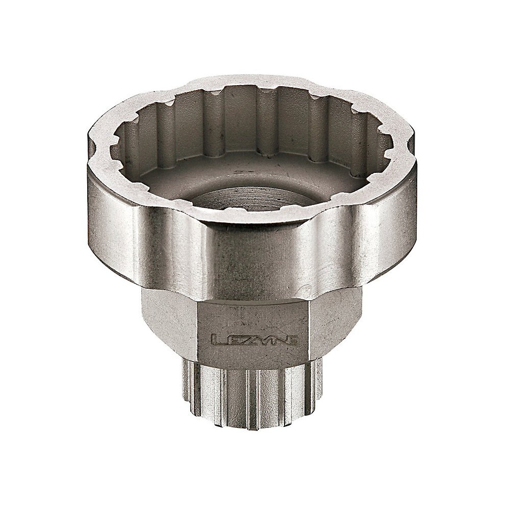 Lezyne External BB and Cassette Lockring Tool - Professional Bike Bottom Bracket Removal Tool for Road & Mountain Bikes - Perfect for Home Mechanics & Bike Shops