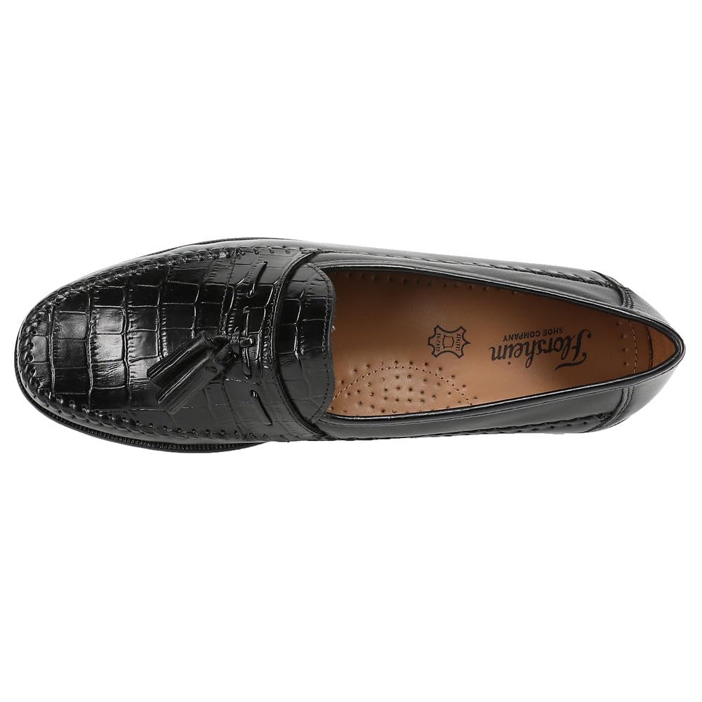 Florsheim Men's Pisa Tassel Loafers - Classic Leather Dress Shoes for Business & Formal Occasions | Comfortable Slip-On Shoes for Office, Weddings & Professional Events
