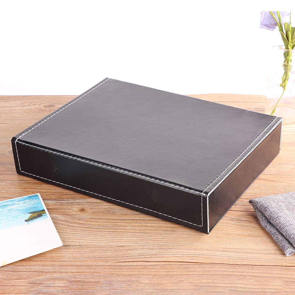 8 Grid Leather Sunglass & Jewelry Storage Organizer - Eyeglass Display Case for Rings, Earrings - Perfect for Travel, Home Decor & Retail Store Display