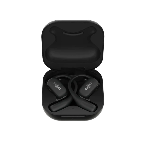 Openfit Black Wireless Earbuds - Bluetooth 5.0, 30H Playtime, IPX7 Waterproof, Noise Cancelling for Running, Gym, Workout & Travel