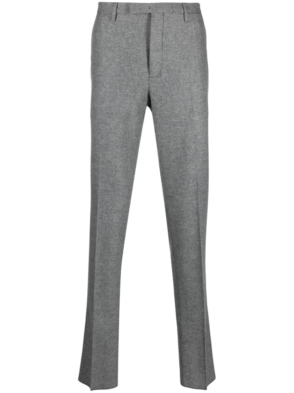 Boglioli Men's Grey Dress Pants - Slim Fit Formal Trousers for Business, Office & Special Occasions