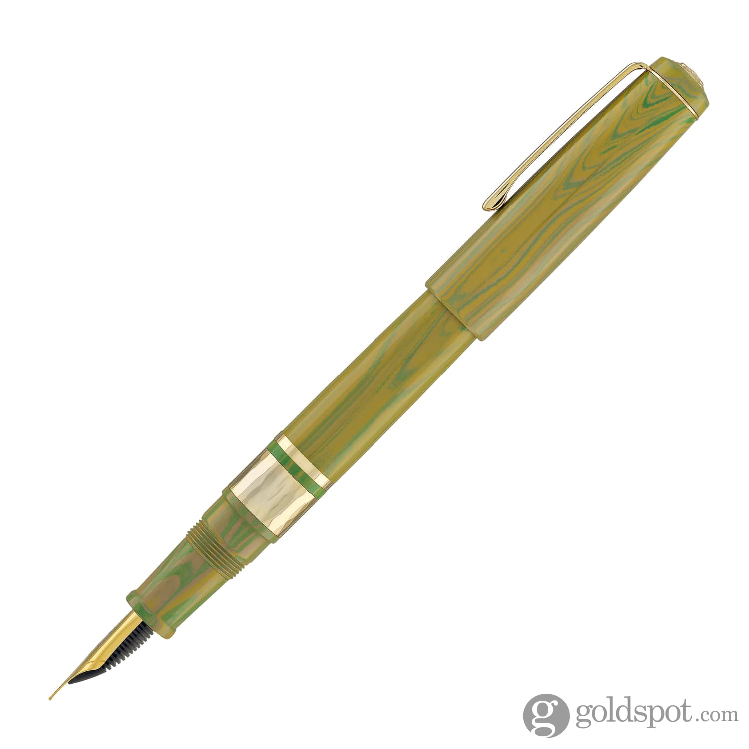 Esterbrook Model J Fountain Pen - Lotus Green Ebonite with Gold Trim | Vintage Writing Instrument for Calligraphy, Journaling & Collectors
