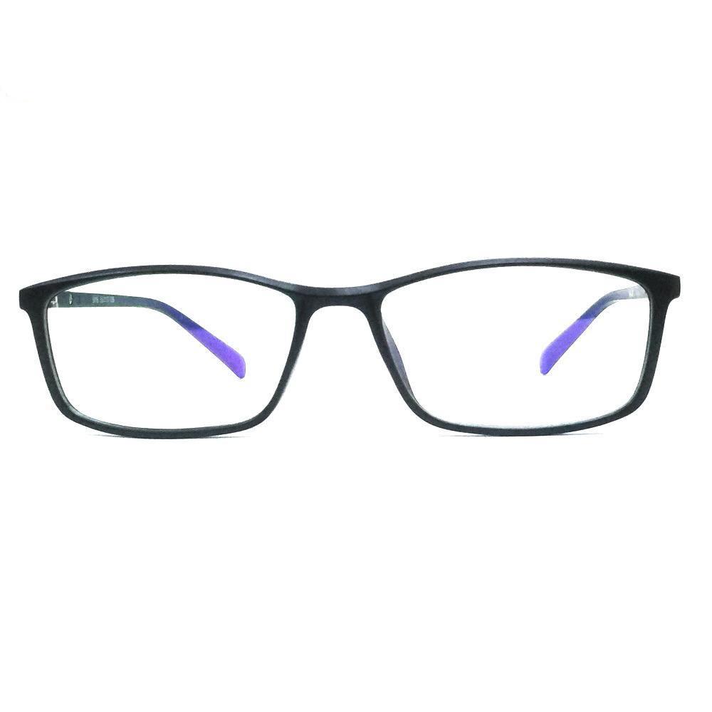 Blue Light Blocking Computer Glasses - Slim Rectangle Anti Glare Eyeglasses 9116BL for Office Work, Gaming & Screen Time Protection