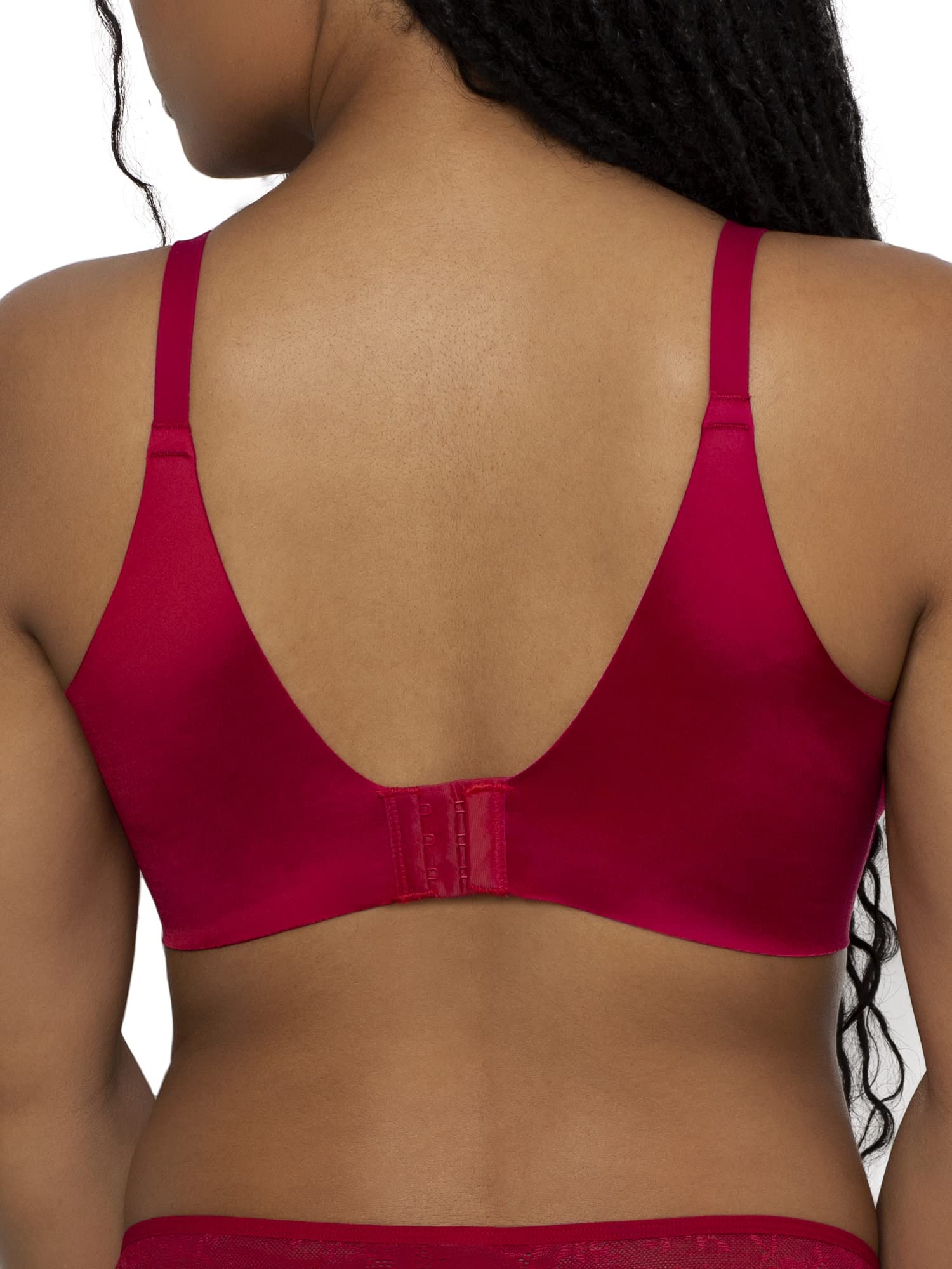 Smart & Sexy Women's Smooth Lace T-Shirt Bra - Comfortable Wireless Underwire Bra for Everyday Wear, Workout & Special Occasions