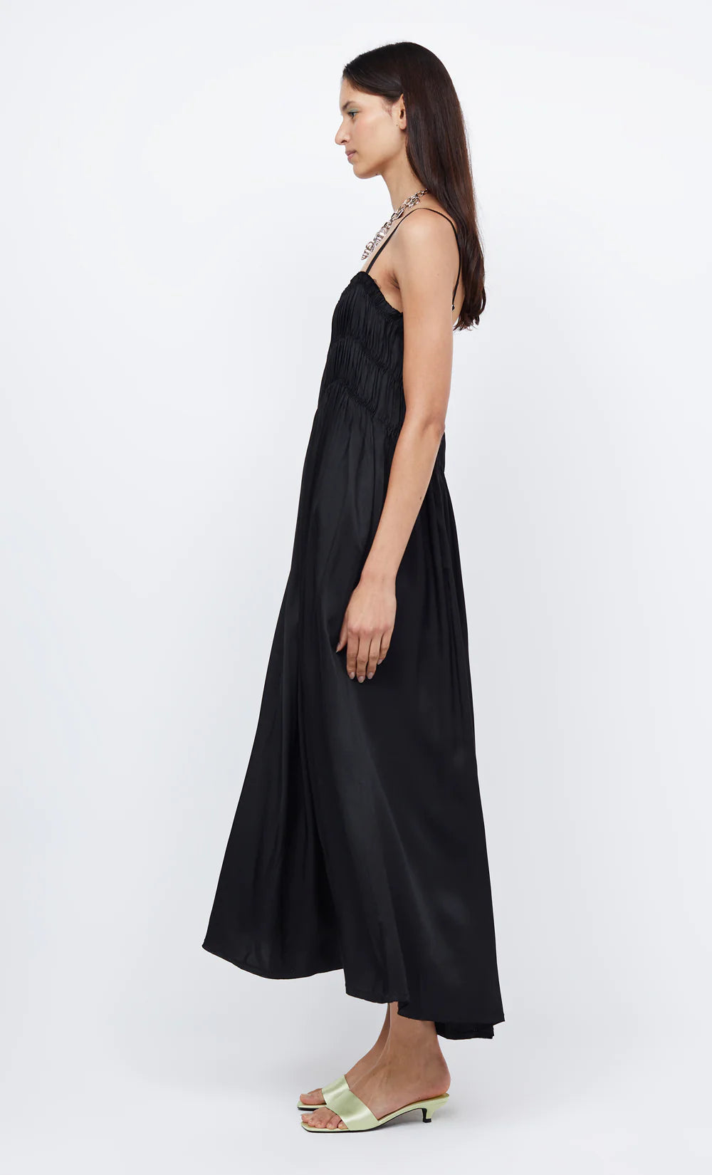DALI MAXI SHIFT DRESS for Women - Elegant Long Sleeve Flowy Midi Dress for Casual, Office & Party Wear | Plus Size & Regular Sizes Available | Perfect for Work, Date Night & Special Occasions