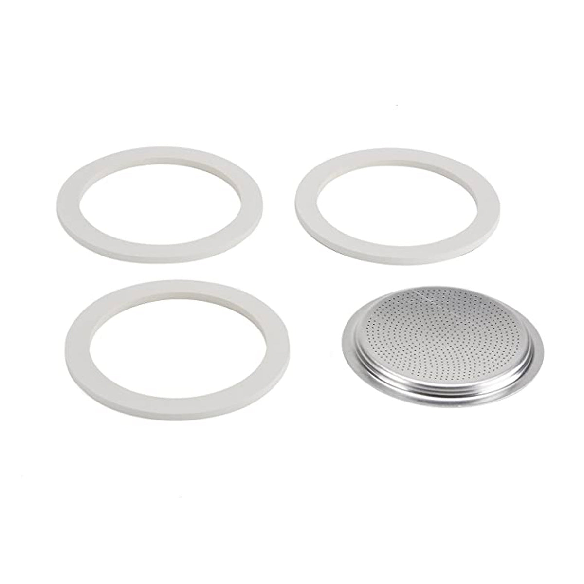 Bialetti Moka Express 9 Cup Replacement Gaskets - 3 Pack Seals for Stovetop Espresso Maker - Perfect for Home Coffee Brewing & Italian Coffee Lovers