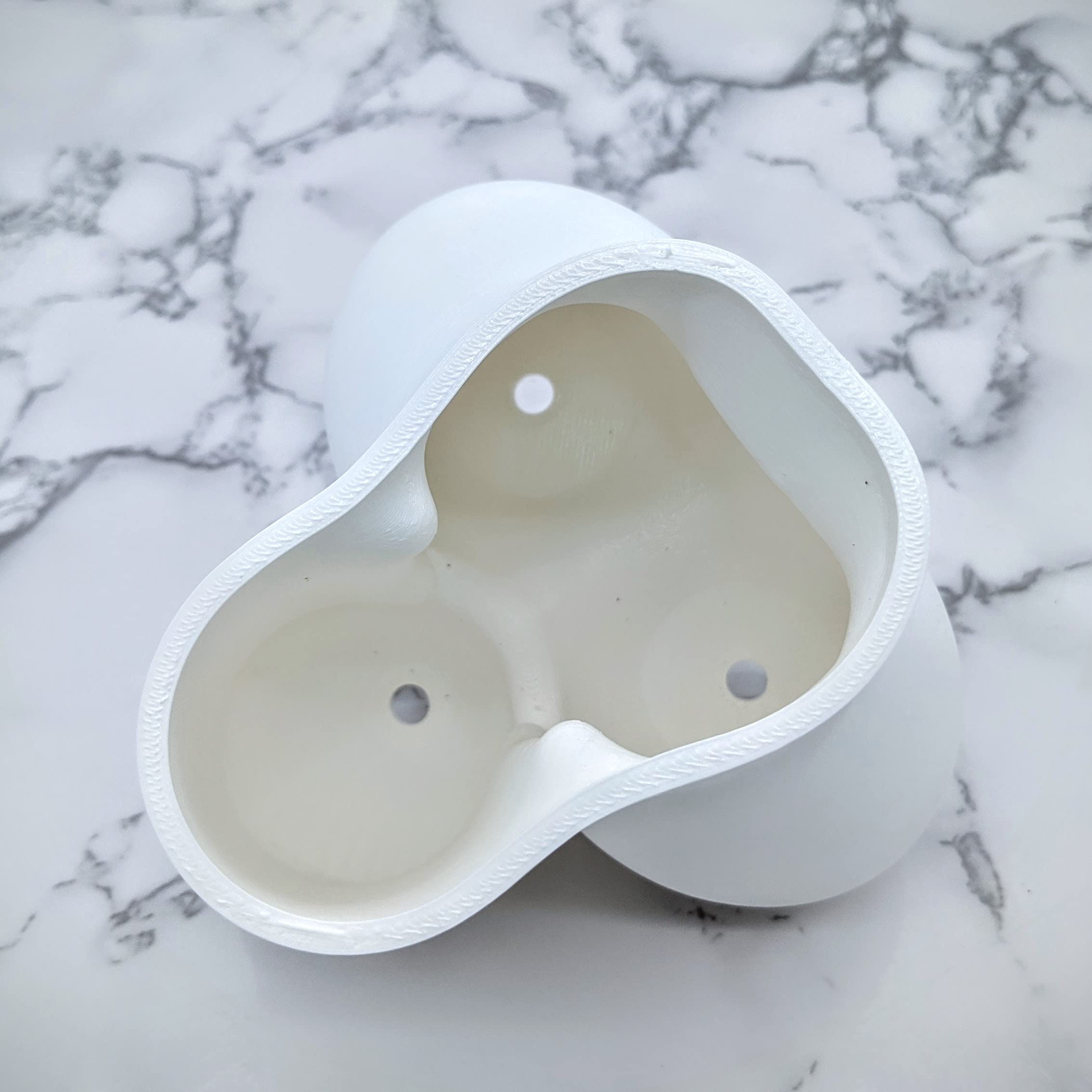 Succulent Penis Planter Pot - Male Body Shaped Plant Pots - Unique Anatomy Home Decor - White Balls Planter for Succulents & Small Plants | Perfect for Home Office, Garden Decor & Funny Gifts